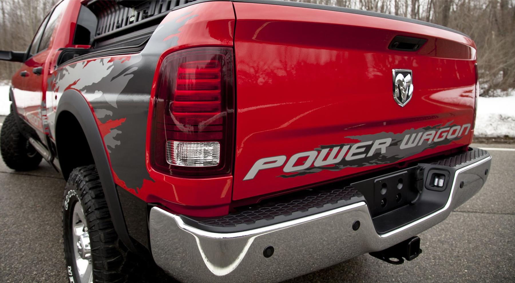 KIT of 2013 -  2020 Dodge Ram Power Wagon Hemi decal sticker for Tailgate driver and passenger side