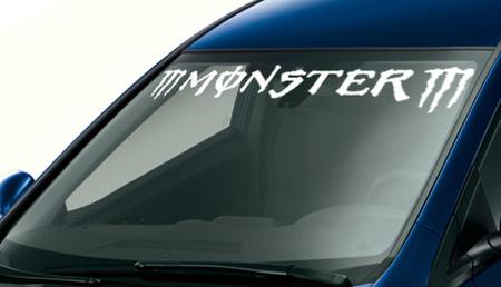 For Amg Mercedes Benz Car Vinyl Sticker Windshield Banner