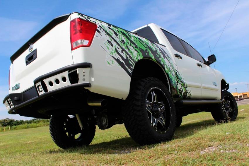 MUD SPLASH 2 colors for Nissan Titan TITAN 4X4 VENOM viny decals stickers kit