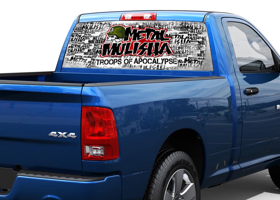 Product Metal Mulisha Rear Window Decal Sticker Pick Up Truck Suv Car 1