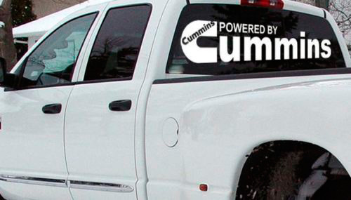 cummins window stickers