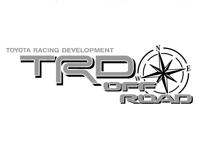 Toyota Racing Development TRD Off Road Tacoma Tundra 4X4 Decal Sticker Mountains