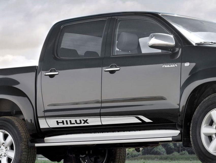 Toyota HILUX SR5 TAILGATE 2004 - 2013 Grafik Seitenwippenstreifenaufkleber