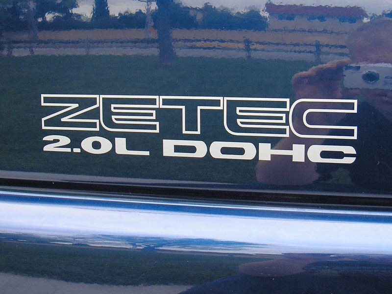 2 ZETEC 2.0L DOHC Emblem Aufkleber 1997-2002 Ford Escort ZX2 97-02