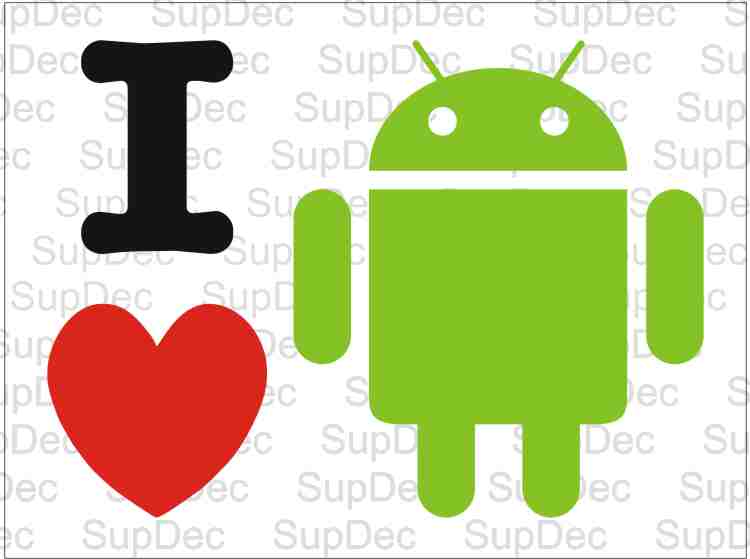 I heart LOVE android