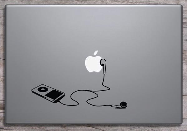 iPod MacBook Decal Stic