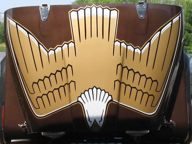 Jeep Cj7 1977 80 Golden Eagle Gold Hood Bird Decals Kit