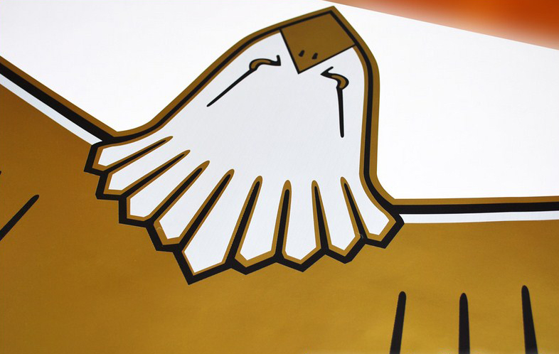 Jeep Cj7 1977 80 Golden Eagle Gold Hood Bird Decals Kit