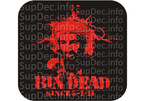 Osama Bin Laden Kill Ded Decal Sticker
