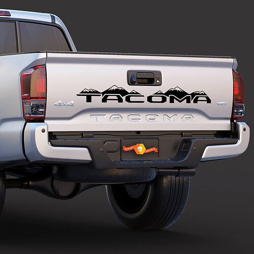 TOYOTA TACOMA Tailgate Stripe tailgate Decal graphics vinyl sticker