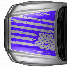 TRD Style USA Flag Hood Vinyl Decal For Toyota Tacoma 2016-21 _2