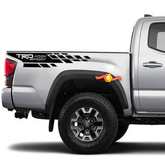 2X Toyota Tacoma TRD 4X4 SPORT 2016-2020 side Vinyl Decals stickers