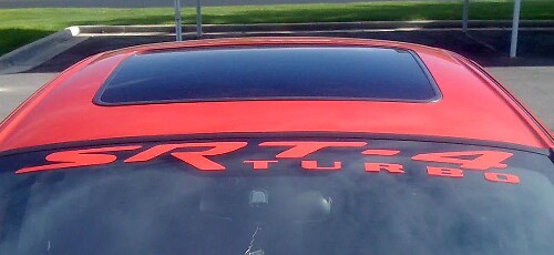 Turbo SRT4 SRT8 Windshield Decal Stickers for Dodge Challenger