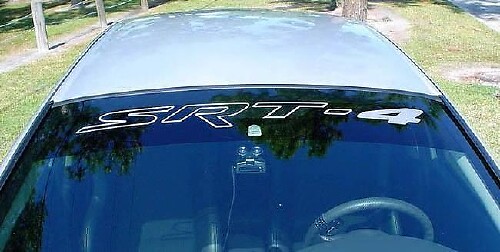 SRT4 SRT8 Windshield Decal Stickers #2 for Dodge Challenger