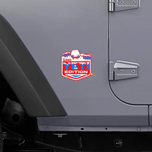 Custom Logo Yeti Edition Side Vinyl Decal for Jeep Wrangler Rubicon _2
