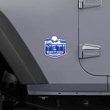 Custom Logo Yeti Edition Side Vinyl Decal for Jeep Wrangler Rubicon _3