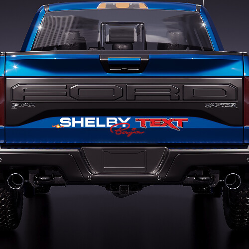 Shelby Baja Edition Side Bed Graphics Vinyl Decal Sticker for Ford F-150 Raptor