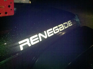 2 Renegade Jeep Wrangler Rubicon CJ TJ YK JK XJ Sticker Decal#3