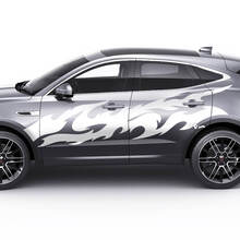 Jaguar E-Pace Side Flame Color Doors Graphics decal Logo sticker 2