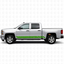 Topographic Contour Door & Rocker Panel Vinyl Stripes for Chevrolet Silverado 1500 K2XX 2014-2019_6