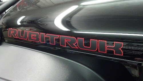 Rubitruk Vinyl Sticker Decal for Jeep Wrangler Rubicon CJ TJ YK JK