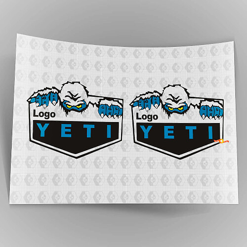 Yeti Edition Vinyl Decal Set for Jeep Wrangler
