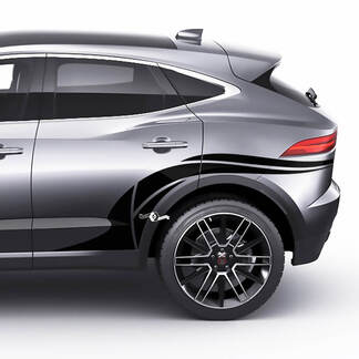 Jaguar E-Pace Rear Wheel Arc Graphics decal Logo sticker