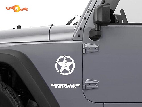 Star Black Ops Oscar Mike 6 Inch Vinyl Sticker for Jeep Wrangler YK JK XJ