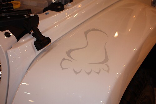 Bigfoot Footprint Fender Vinyl Decal for Jeep Wrangler