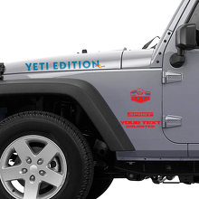 Yeti Edition Hood and Side Vinyl Decals it for Jeep Wrangler YK JK XJ_2