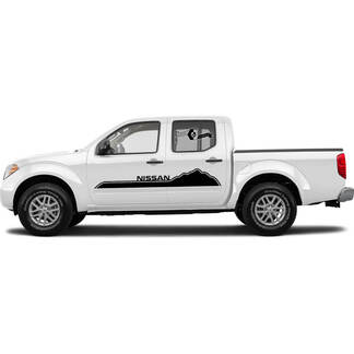 Parare Nissan Decal Doers Mountains Striscia Sticker Striscio Strisciatore Striscia per Nissan Titan Laterale adesivi in ​​vinile