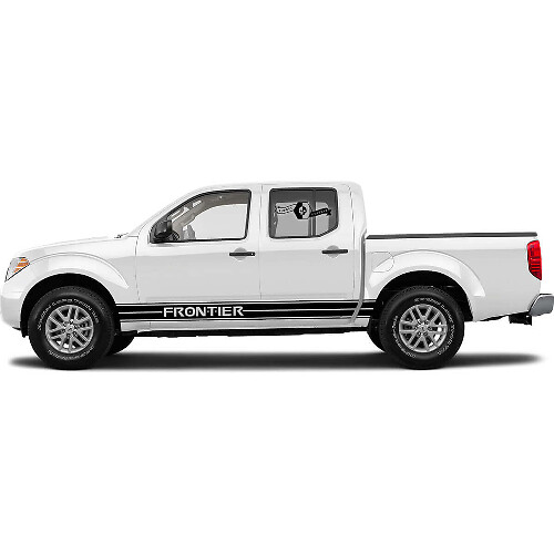 Smooth Stripes Rocker Panel Vinyl Decal Sticker For Nissan Titan Frontier 