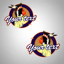 Native American Indian Custom Vinyl Decal Set_2