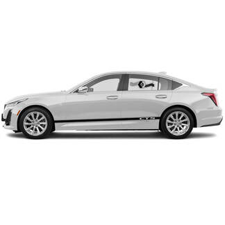 2 New Decal Sticker Stylish Door Accent Side vinyl Decal for Cadillac  CT5 