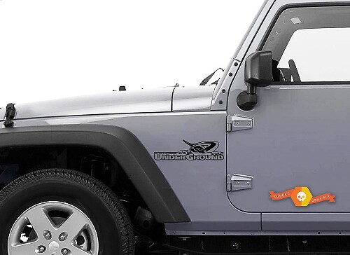 Underground Hood Sticker Decal for Jeep Wrangler