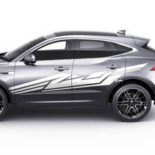 Jaguar E-Pace Side Doors Graphics Geometrical Style decal sticker 2