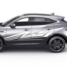 Jaguar E-Pace Side Doors Graphics Geometrical Style decal sticker 2