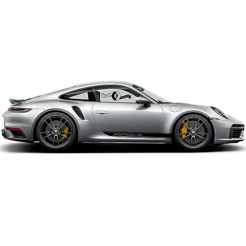 Porsche 911 Carrera 4S Side Stripes Doors Kit Decal Sticker 