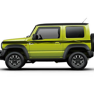 Suzuki JIMNY Side graphics Doors decal Logo Lines sticker 3