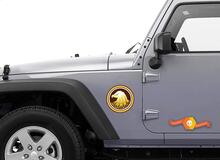 Jeep Wrangler Rubicon Golden-Eagle TJ YK JK Vinyl Sticker Decal 2