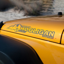 Hooligan Custom Hood Vinyl Decal for Jeep Rubicon_2