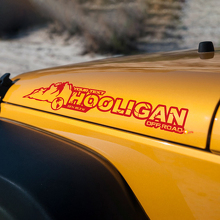 Hooligan Custom Hood Vinyl Decal for Jeep Rubicon_3