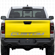Custom Lettering Blackout Tailgate Vinyl Decal for Dodge Ram Rebel_6