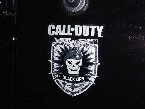 Call of Duty Black Ops Side Logo Vinyl Decal for Jeep Wrangler