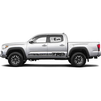 2 Decal sticker kit For Toyota Trd Off Road Tacoma Stripe Rocker Panel Decal Sticker Graphic Side