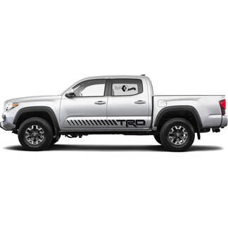 2 Decal sticker kit For Toyota Trd Tacoma Stripe Rocker Panel Decal Sticker Graphic Doors