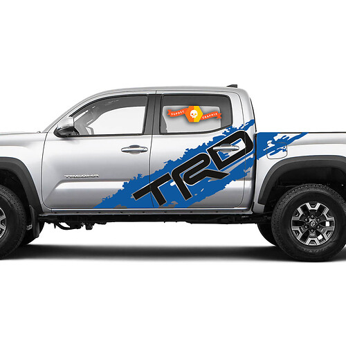 TRD Splash Style Side Vinyl Decal Sticker for Toyota Tacoma 2005-2022