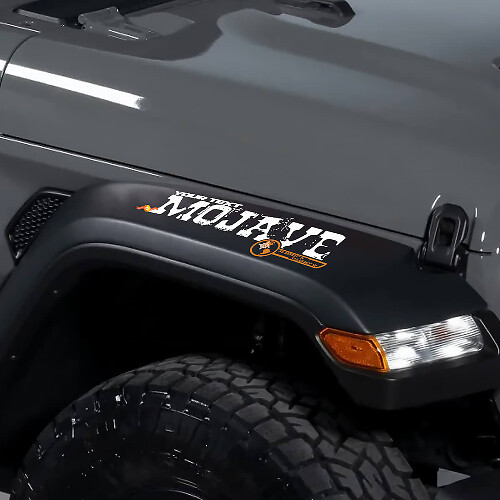 Mojave Style Fender Vinyl Decal for Jeep Wrangler Rubicon