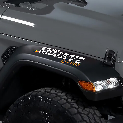 Mojave Style Fender Vinyl Decal for Jeep Wrangler Rubicon _1