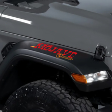 Mojave Style Fender Vinyl Decal for Jeep Wrangler Rubicon _3